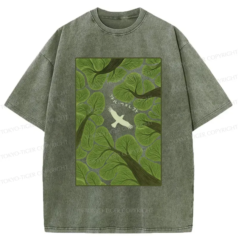 Tokyo-Tiger Free Bird Washed T-Shirt