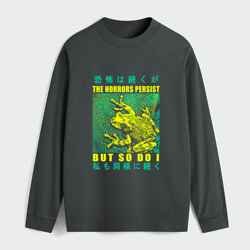 Tokyo-Tiger The Horrors Persist Forg Classic Long Sleeve T-Shirt