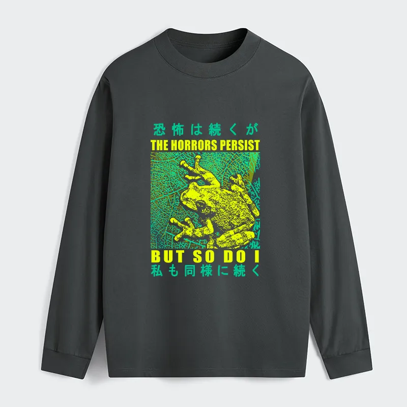 Tokyo-Tiger The Horrors Persist Forg Classic Long Sleeve T-Shirt