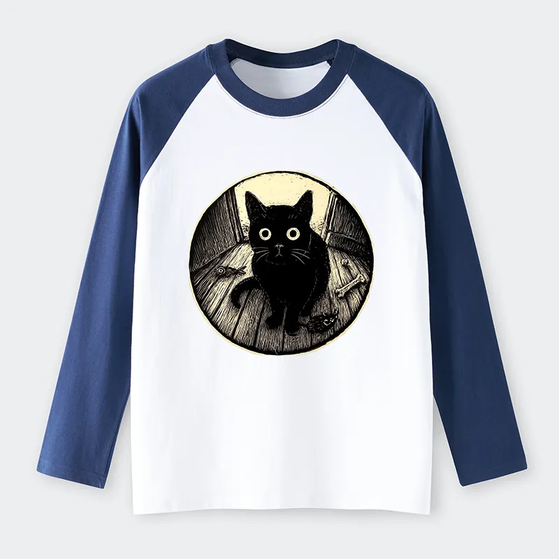 [Copy]Tokyo-Tiger More Spaghetti Less Upsetti Goose Raglan Long Sleeve T-shirt