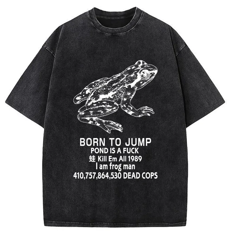 Tokyo-Tiger Born To Jump Washed T-Shirt