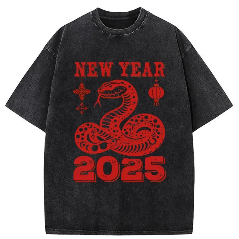 Tokyo-Tiger New Year 2025 Washed T-Shirt