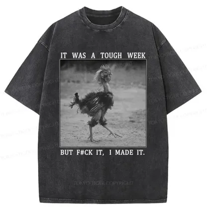 Tokyo-Tiger Successful Chicken Washed T-Shirt