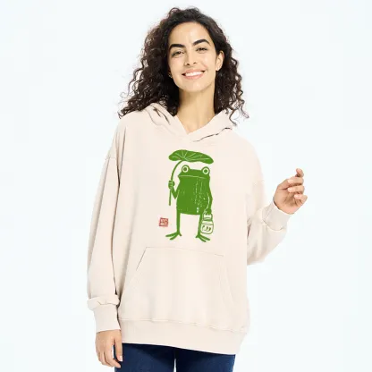 Tokyo-Tiger Frogs Taking Shelter From Washed Hoodie