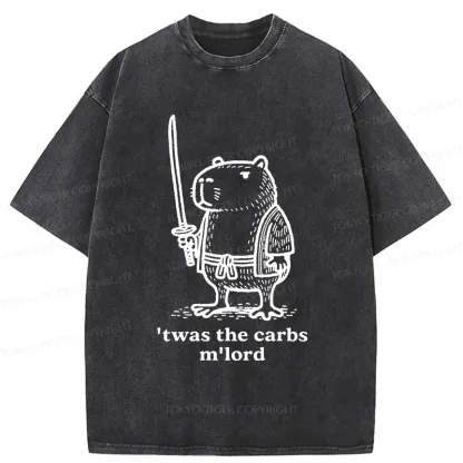 Tokyo-Tiger Obese Capybara Washed T-Shirt