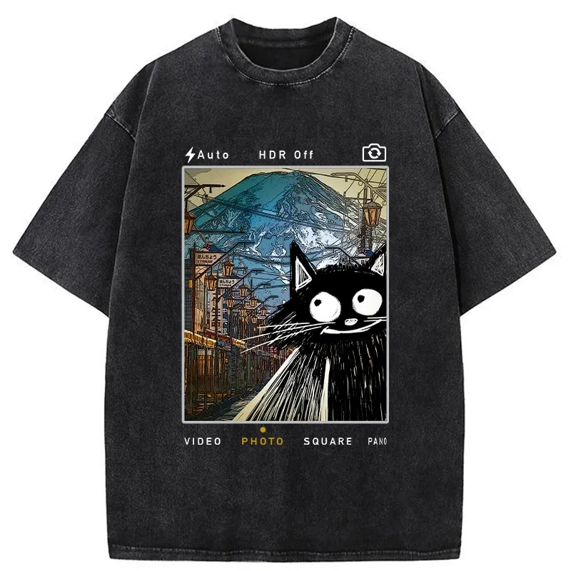 Tokyo-Tiger My Travel Diary-Tokyo Streets Washed T-Shirt