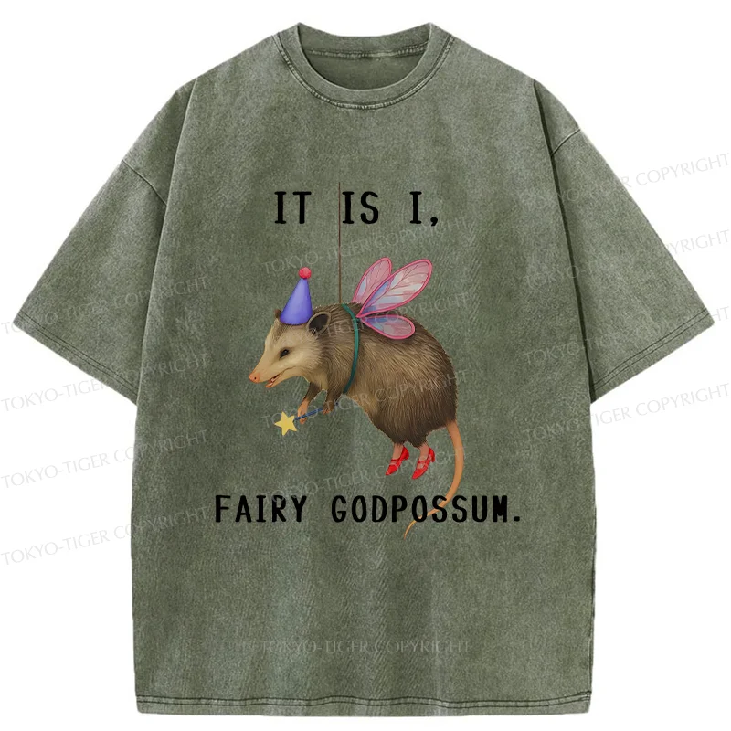 Tokyo-Tiger Fairy Possum Washed T-Shirt