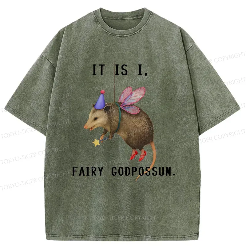 Tokyo-Tiger Fairy Possum Washed T-Shirt