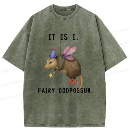 Tokyo-Tiger Fairy Possum Washed T-Shirt