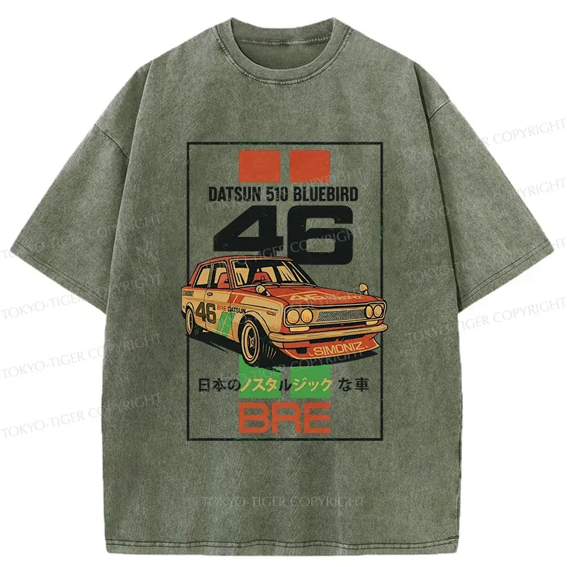 Tokyo-Tiger Classic Racing Japan Washed T-Shirt