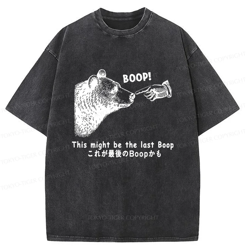 Tokyo-Tiger The Last Boop Washed T-Shirt