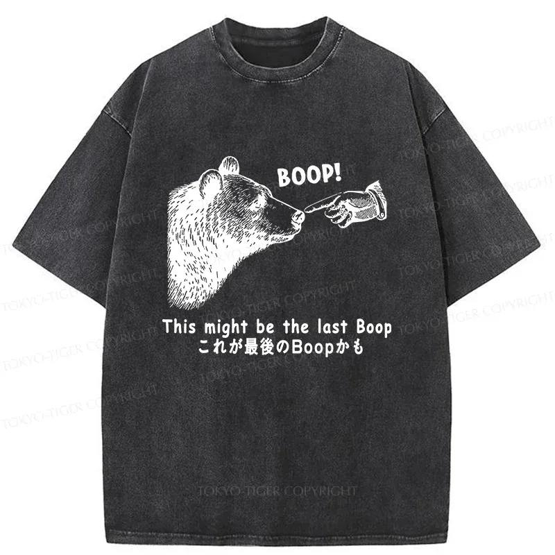 Tokyo-Tiger The Last Boop Washed T-Shirt