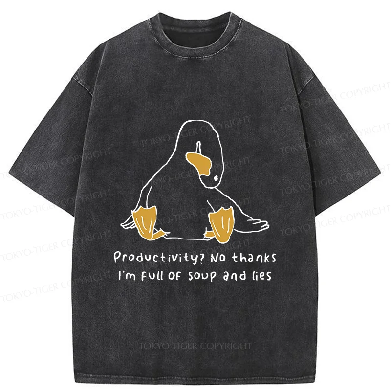 Tokyo-Tiger Unreliable Goose Washed T-Shirt