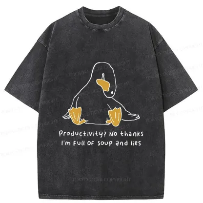 Tokyo-Tiger Unreliable Goose Washed T-Shirt