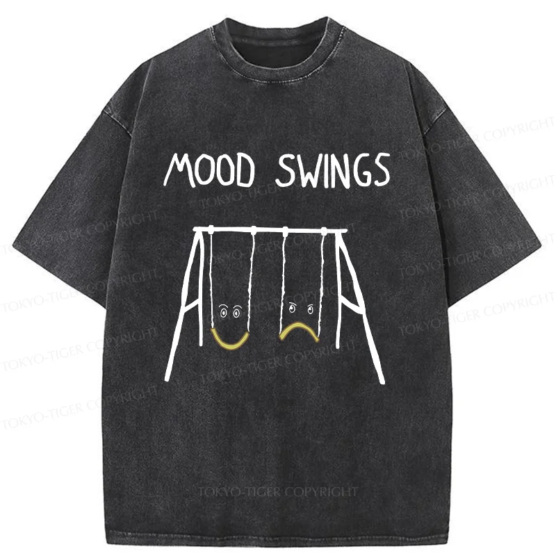 Tokyo-Tiger Swing Changes Your Mood Washed T-Shirt