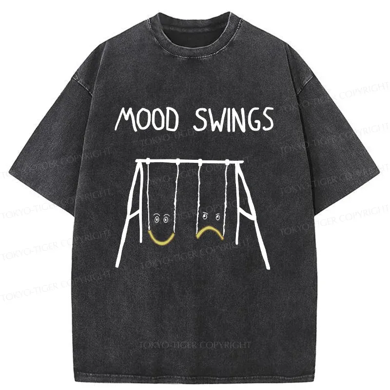 Tokyo-Tiger Swing Changes Your Mood Washed T-Shirt