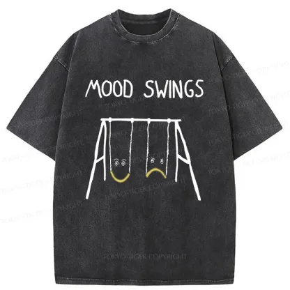 Tokyo-Tiger Swing Changes Your Mood Washed T-Shirt