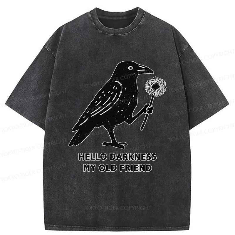 Tokyo-Tiger My Old Friend The Crow Washed T-Shirt