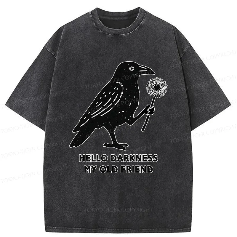 Tokyo-Tiger My Old Friend The Crow Washed T-Shirt