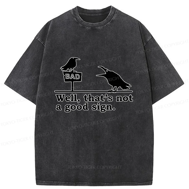 Tokyo-Tiger Bad Omen Washed T-Shirt