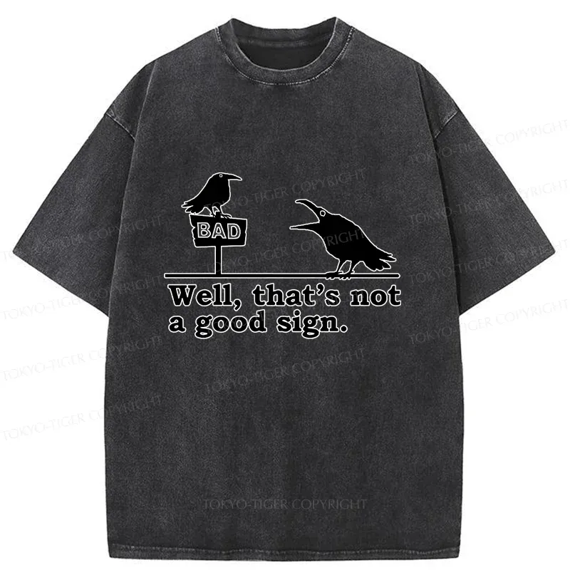 Tokyo-Tiger Bad Omen Washed T-Shirt