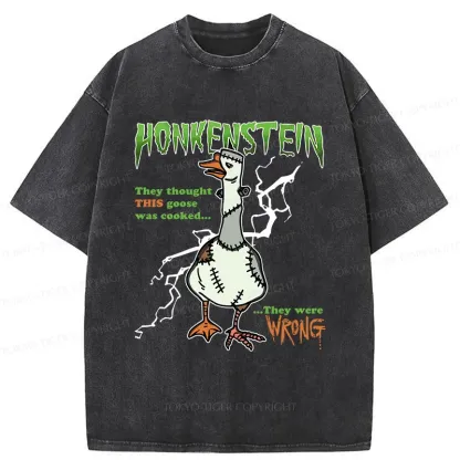 Tokyo-Tiger Halloween Goose Washed T-Shirt