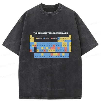 Tokyo-Tiger Blues Singer Element Table Washed T-Shirt