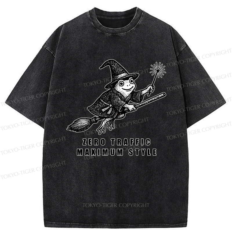 Tokyo-Tiger The Magical Frog Washed T-Shirt