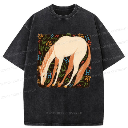 Tokyo-Tiger The Magical Horse Washed T-Shirt