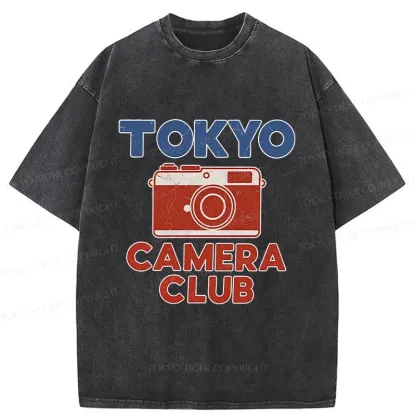 Tokyo-Tiger Tokyo Camera Washed T-Shirt