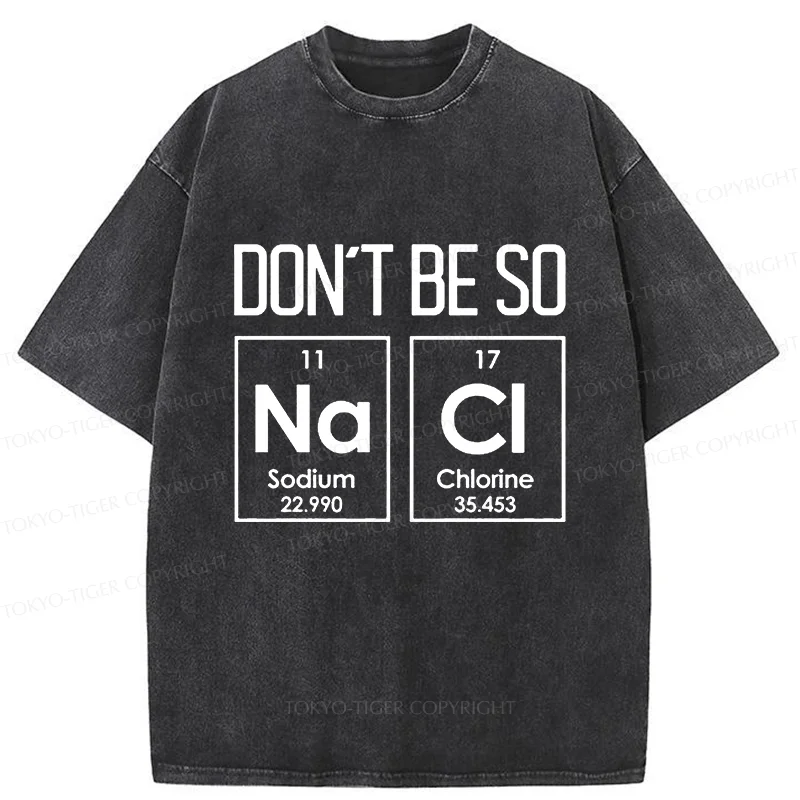 Tokyo-Tiger Salty Funny Washed T-Shirt