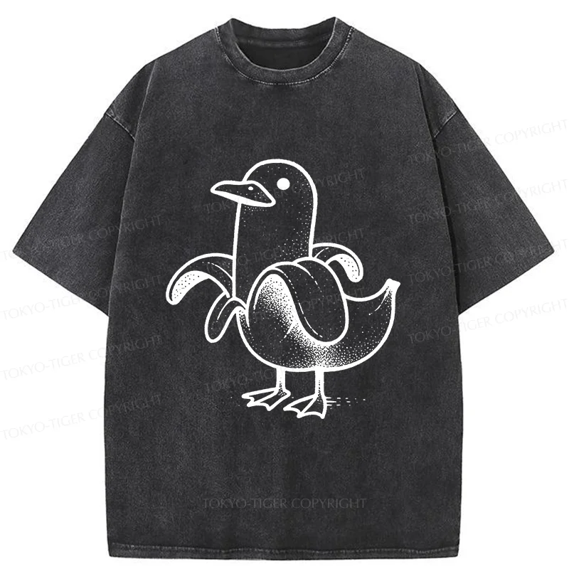 Tokyo-Tiger Banana Duck Washed T-Shirt