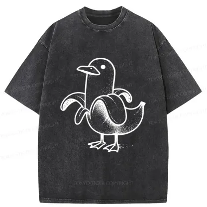 Tokyo-Tiger Banana Duck Washed T-Shirt