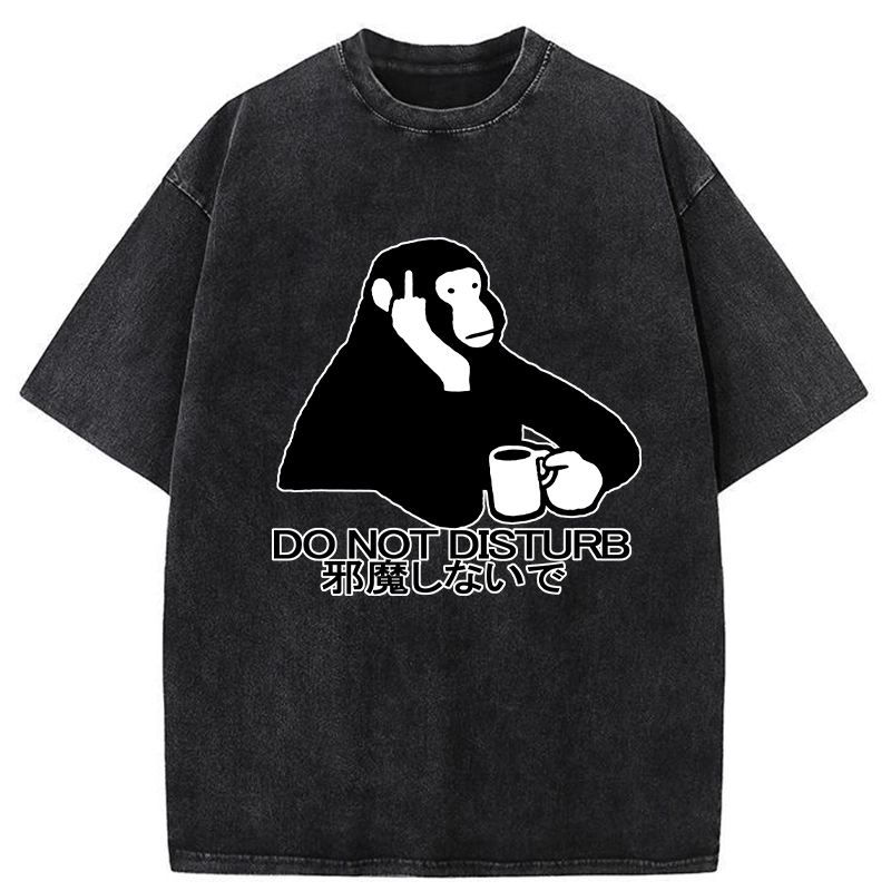 Tokyo-Tiger Do Not Disturb Washed T-Shirt