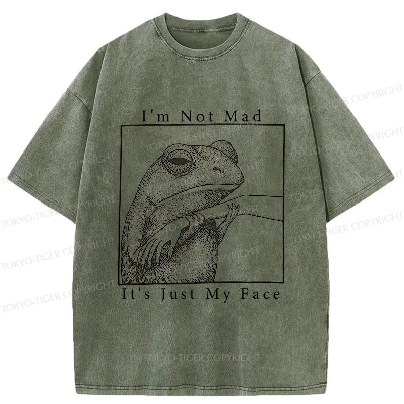 Tokyo-Tiger Expressionless Frog Washed T-Shirt