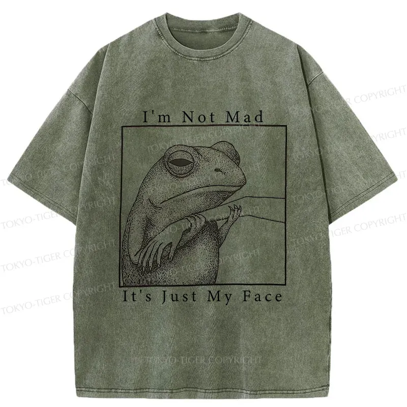 Tokyo-Tiger Expressionless Frog Washed T-Shirt