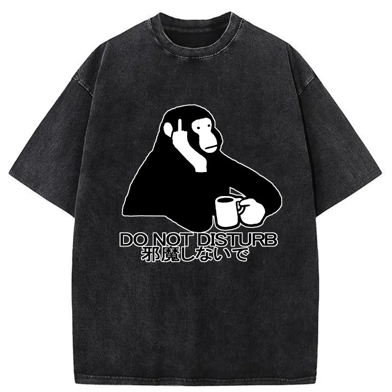 Tokyo-Tiger Do Not Disturb Washed T-Shirt