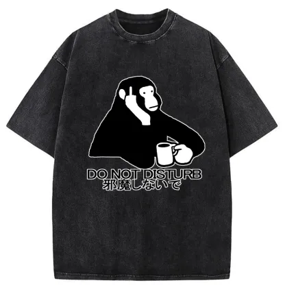 Tokyo-Tiger Do Not Disturb Washed T-Shirt