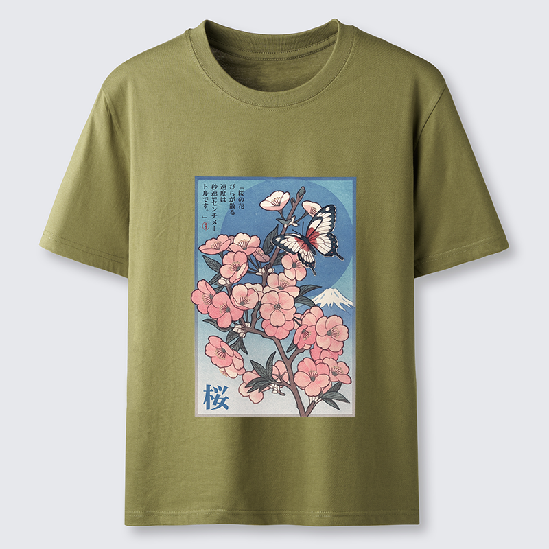 Tokyo-Tiger Ukiyoe Japanese Cherry blossoms Poster Classic T-Shirt