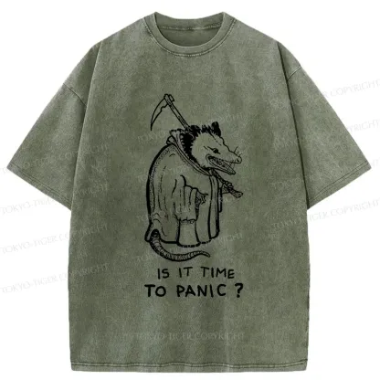 Tokyo-Tiger Possum Death Washed T-Shirt