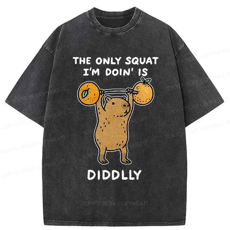 Tokyo-Tiger Diddly Capybara Washed T-Shirt