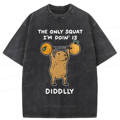 Tokyo-Tiger Diddly Capybara Washed T-Shirt