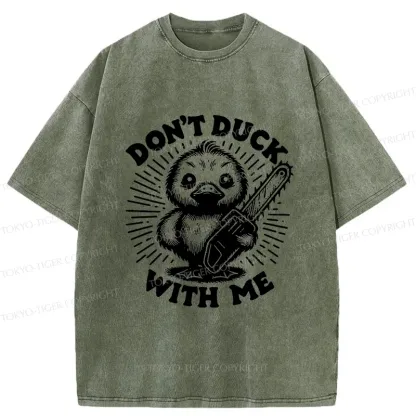 Tokyo-Tiger Scary Duck Washed T-Shirt