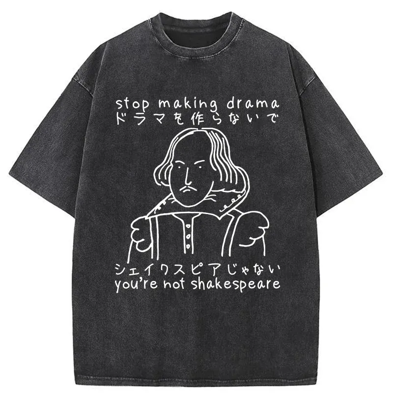 Tokyo-Tiger Stop Making Drama Washed T-Shirt