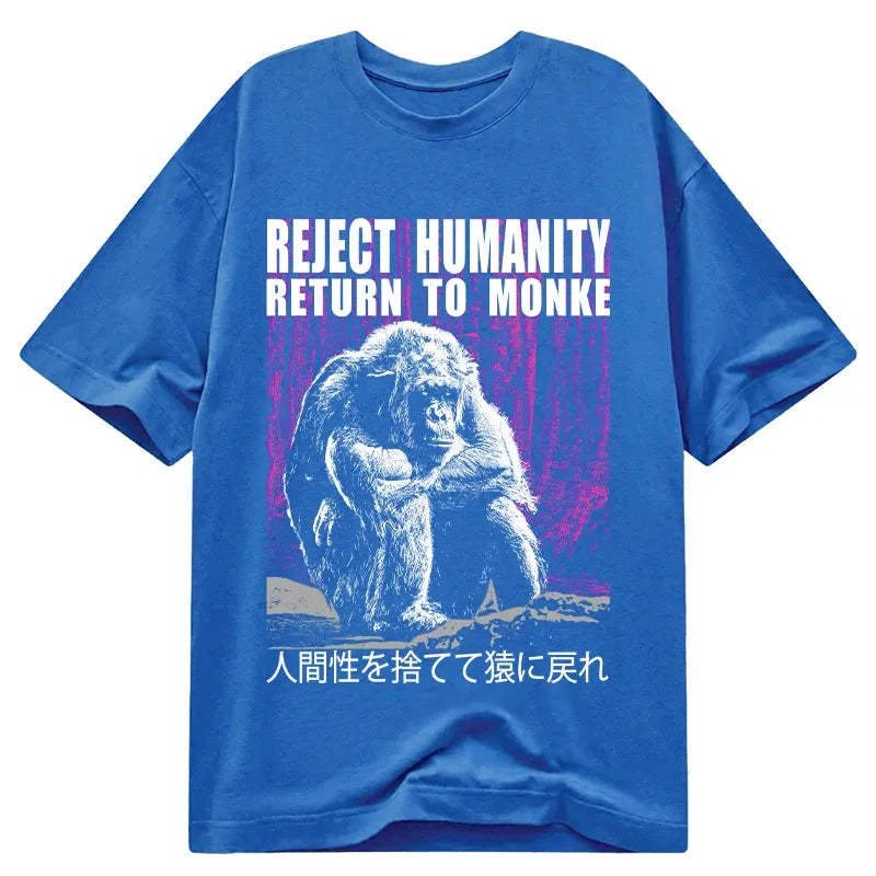 Tokyo-Tiger Reject Humanity Return To Monkey Classic T-Shirt
