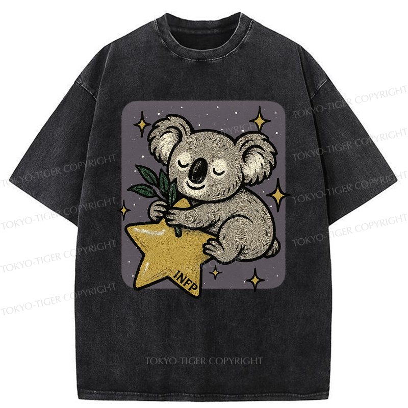 Tokyo-Tiger INFP Koala Washed T-Shirt