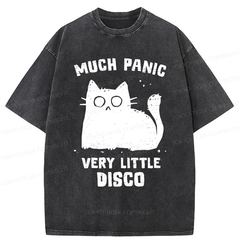 Tokyo-Tiger More Disco Funny Washed T-Shirt