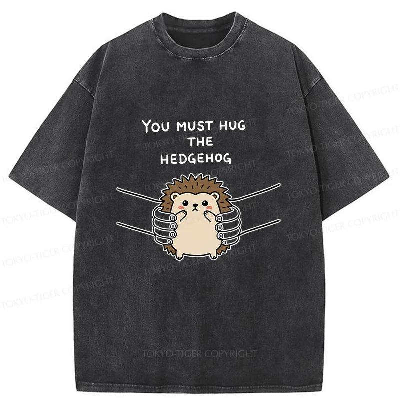 Tokyo-Tiger Accept Hedgehog Washed T-Shirt