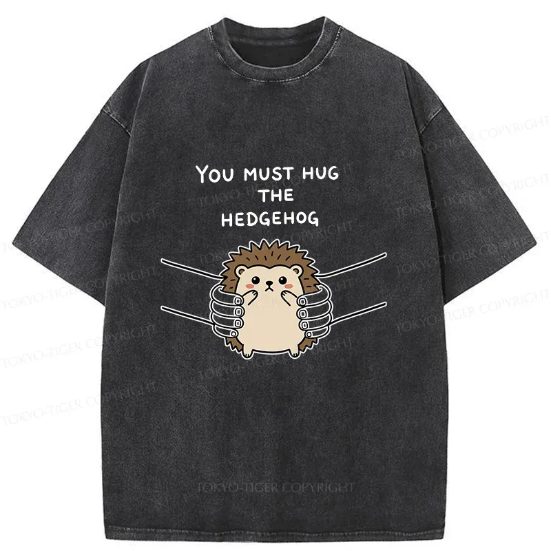 Tokyo-Tiger Accept Hedgehog Washed T-Shirt