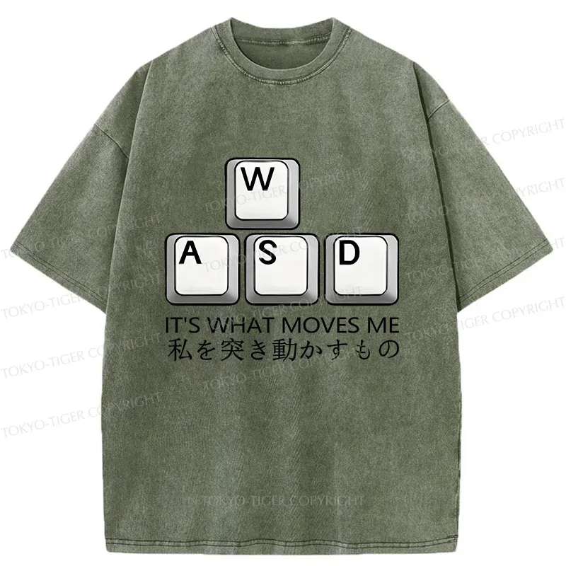 Tokyo-Tiger My Way Of Moving Washed T-Shirt